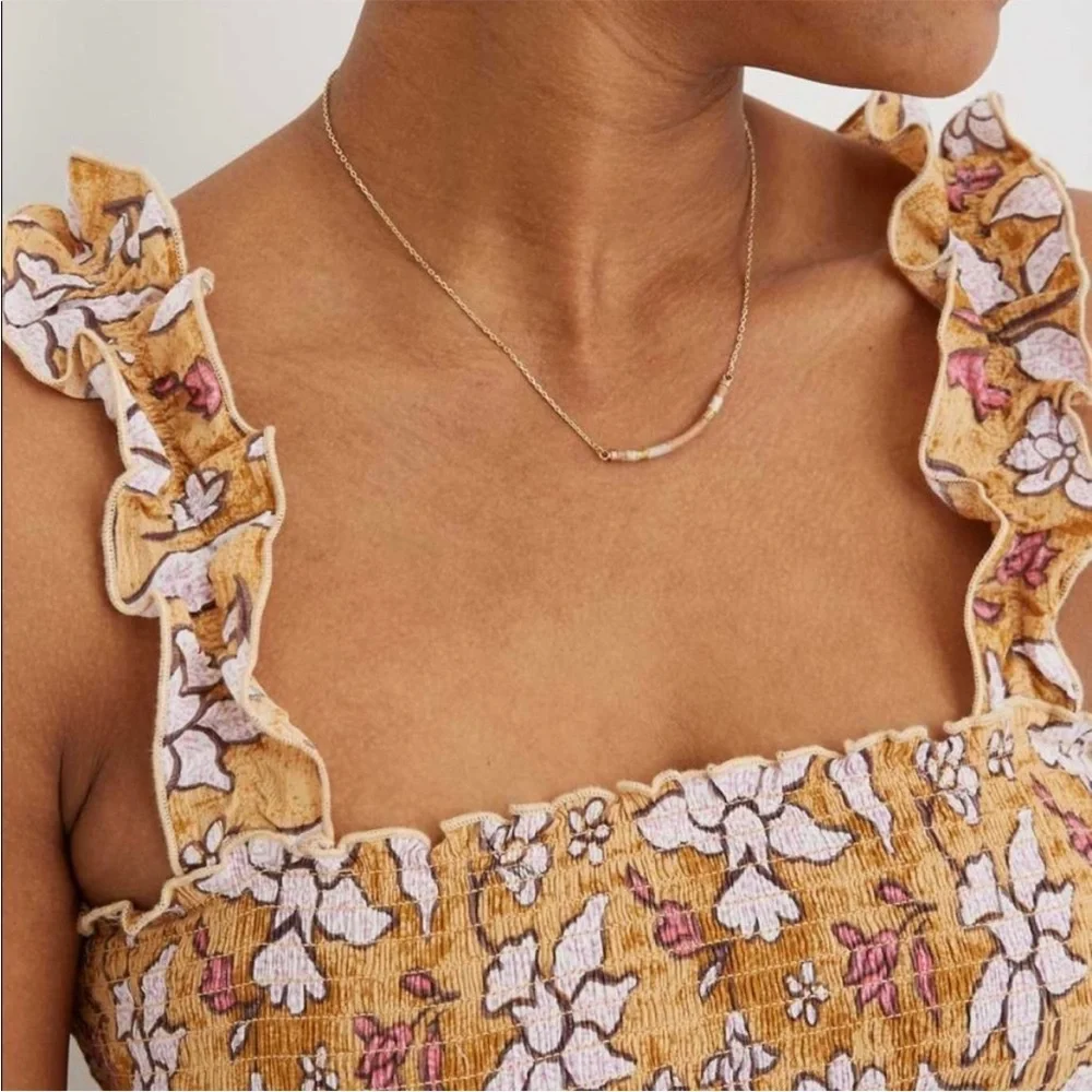 NWT Aerie Jungle Thrills Smocked Tank Top - Picture 2 of 6